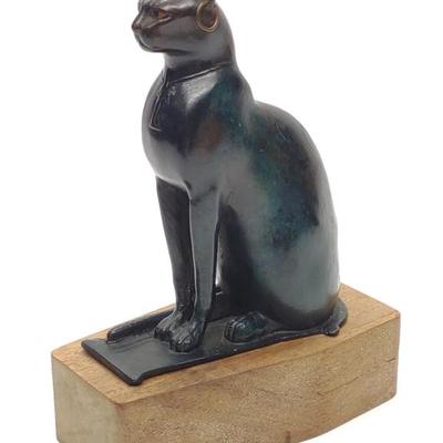 Sale Photo Thumbnail #585: Egyptian Cat Goddess Bastet Replica Sculpture