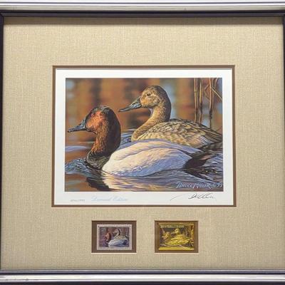 Sale Photo Thumbnail #372: Bruce Miller Signed Diamond Ed. Federal Duck Stamp