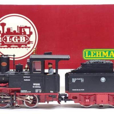 Sale Photo Thumbnail #108: LGB 2015D Steam Locomotive & Tender w/ Box