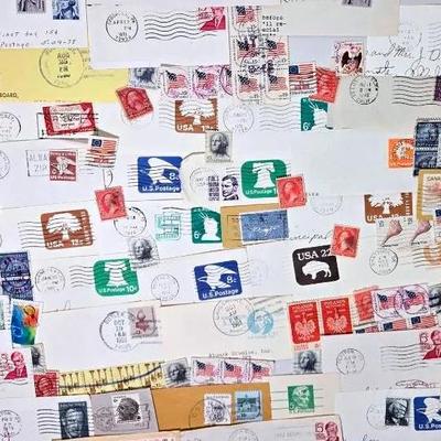U.S Postage, Eisenhower, American Flag, and Many More Stamps