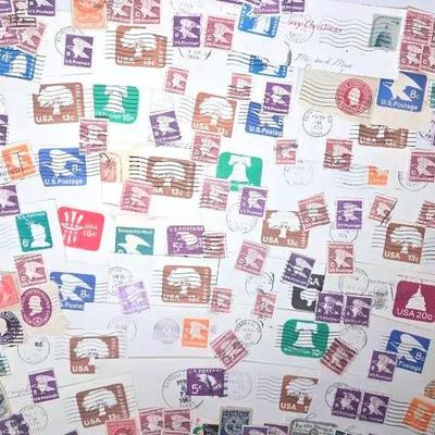 US Postage Stamps: Liberty Bell, Capitol Dome, Bald Eagle, and More