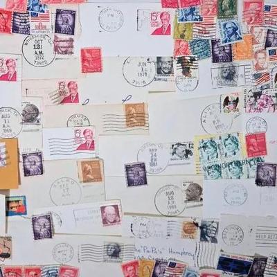 Stamp Collection: Oliver Wendell Holmes, Benjamin Franklin, and Many Others 