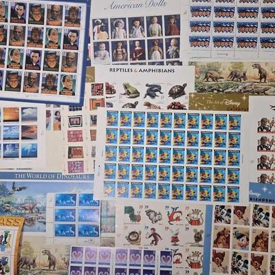 Dinosaurs, Disney, Dr. Seuss, and Many Other Stamps 