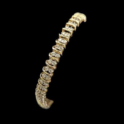 10K Yellow Gold Diamond Bracelet, NAGL #1106774