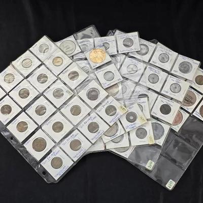 84 Vintage Trade and Tax Tokens