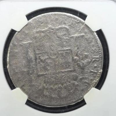 1783 Mexico 8 Real El Cazador Shipwreck Silver Coin NGC 