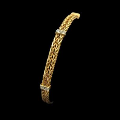 14K Yellow Gold Diamond Bracelet, NAGL #126082
