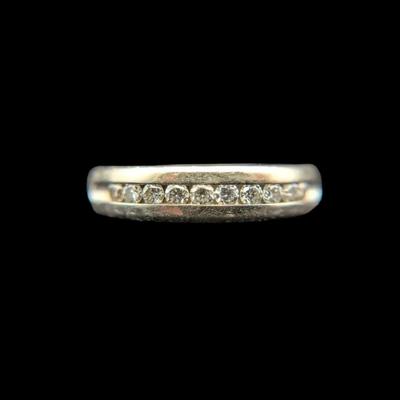 14K White Gold Diamond Band, NAGL #1210277