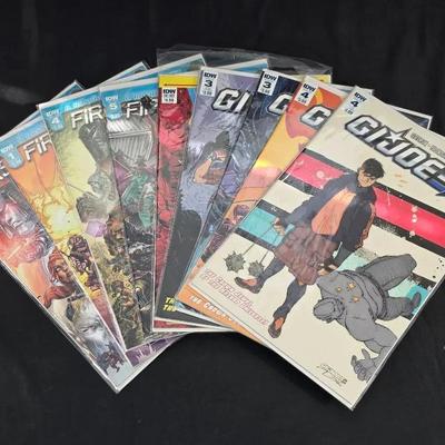 9 G.I. Joe and First Strike Comic Books, New
