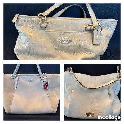 Two Coach & One Michael Kors Handbags