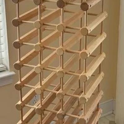 Modular Wine Rack And Unique Wine Stoppers