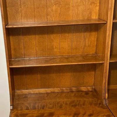 Ethan Allen Bookshelves With Drawer And Cabinet 
