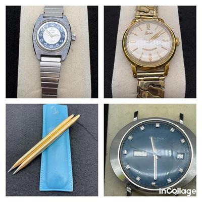 Vintage Laco Chronometer, Titus Clebar, Bulova 23 Wrist Watches 