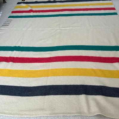 Vintage Earley’s Witney Point Pure Wool Blanket 