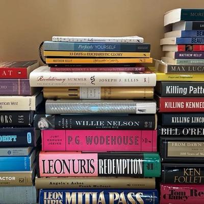 Large Mix Of Hardcover Books