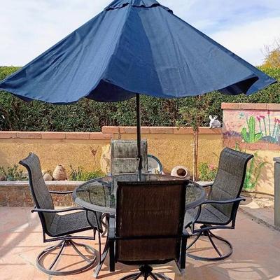 Hampton Bay Patio Table And Chairs With Umbrella 