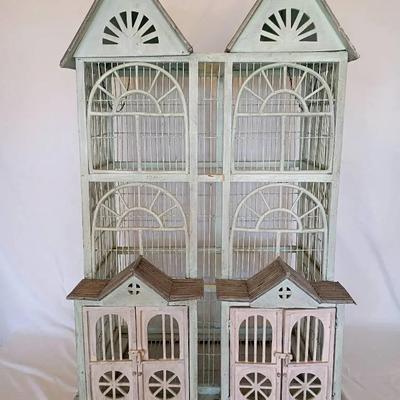 Vintage Handmade Birdcage From The Philippines 