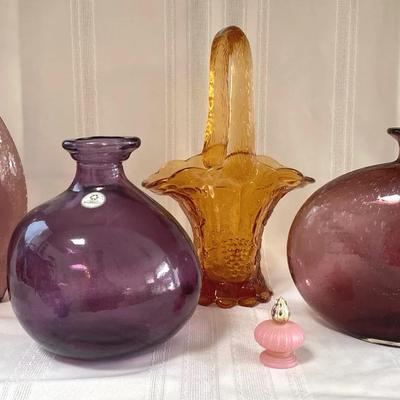 Depression & Hand Blown Glass