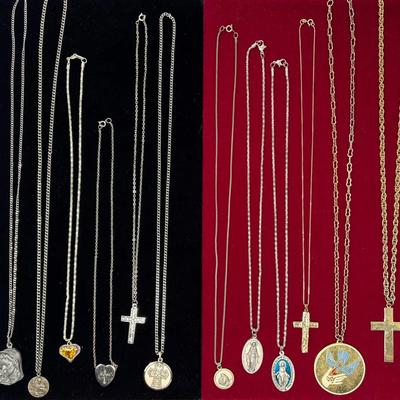 Religious Chains With Pendants 
