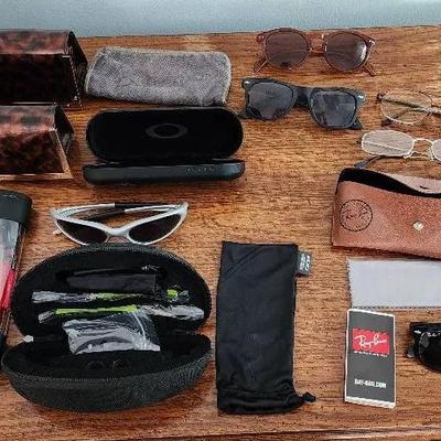 Oakley, Ray Ban And Other Sunglasses/RX Glasses, Frames And Cases
