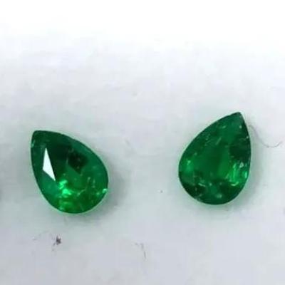 Pear-shaped Flourite Gems 