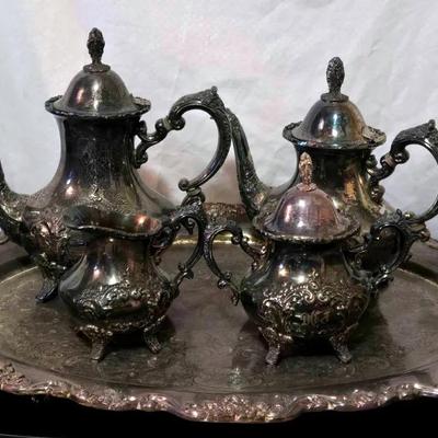 "Towle" Silver-plated Tea and Coffee Set