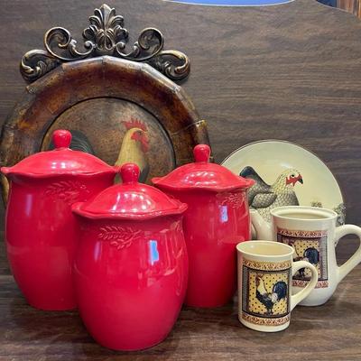 Rooster Decor, “Keri Design” Canisters and More