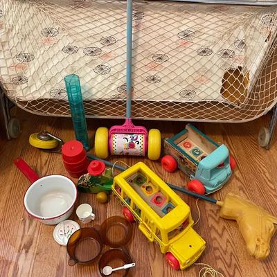 Vintage "Fisher Price" Pull Toys and More