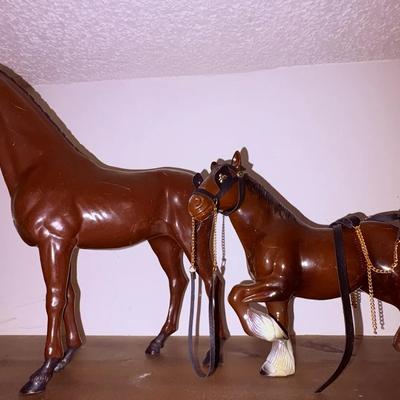 Vintage Breyer Model Horse Figurines