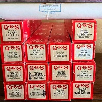 "Q-R-S" Player Piano Rolls