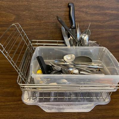 Large Assortment of Flatware and More