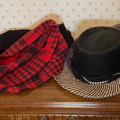 Vintage “SCALA” Hat and Scarves