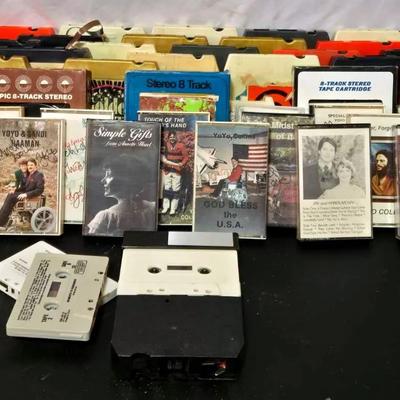 Track Tapes Assortment with Cassette Adapter 