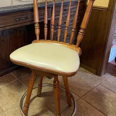Vintage Kitchen Barstool