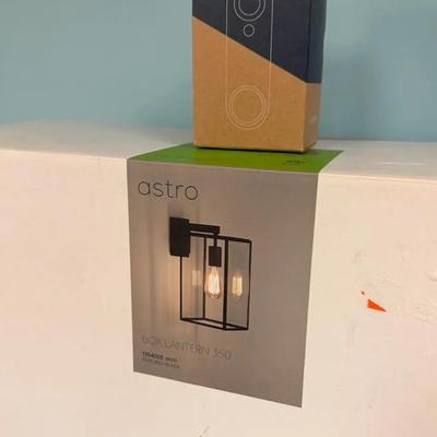 Astro Lighting Box Lantern 350 & Doorbell