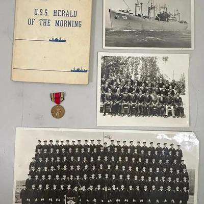 World War II Victory Medal Assorted Military Memorabilia 