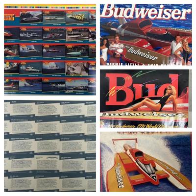 Hydroplane Trading Cards Proof and Posters Lot 3 of 13 Posters