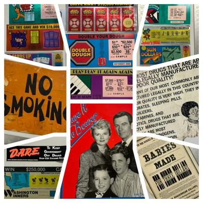 Lottery Signs, Novelty Signs, Kitsch