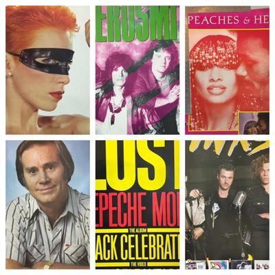 80s Music Posters
