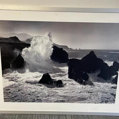 Large Seascape Print Framed (no glass)