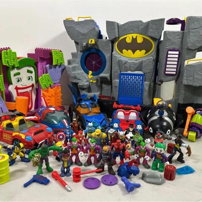 Marvel And DC Figures, Playsets, Vehicles