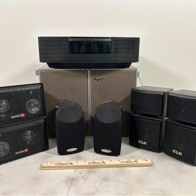 Bose Wave CD Radio and Assorted Speakers