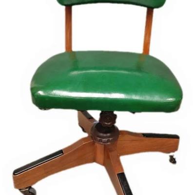 Seng Mid Century Office Chair- Green
