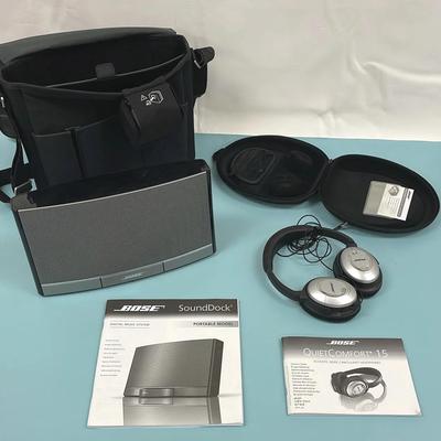 Bose SoundDock And Acoustic Noise Canceling Headphones