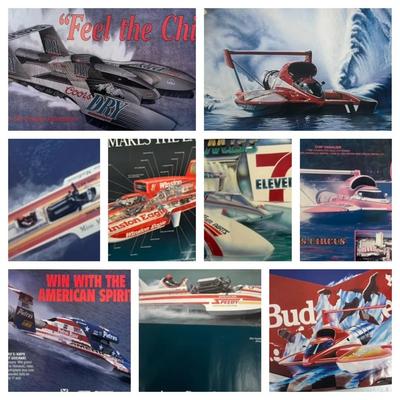 Hydroplane Posters Lot 2 of 30+ Posters