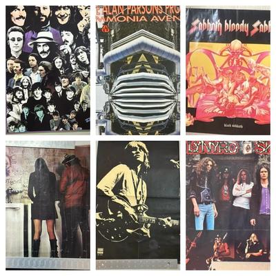 70s Rock Posters Lot 1