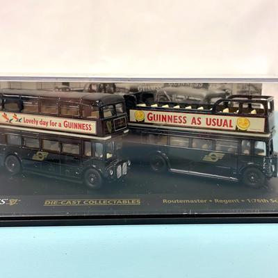 Guinness Die Cast Double Decker Busses 1/76th Scale