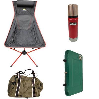 Camping Basics; Portable Propane Stove, Folding Chair And More 