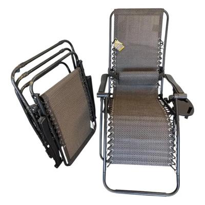 2 Guidesman Zero Gravity Loungers With Detachable Trays 