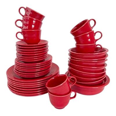 Fiestaware Scarlet Red Dish Set 
